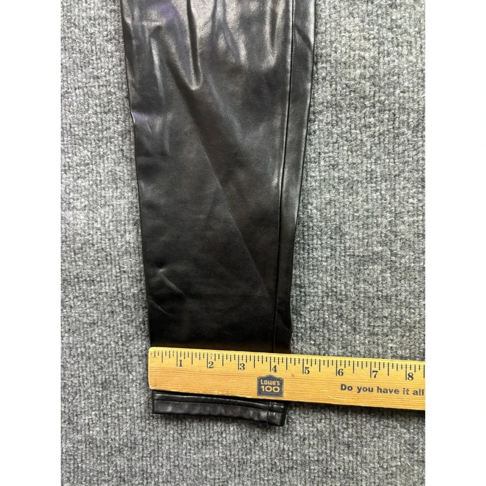 Wilfred Free Aritzia Daria Faux Leather Leggings Womens Small Black High Rise